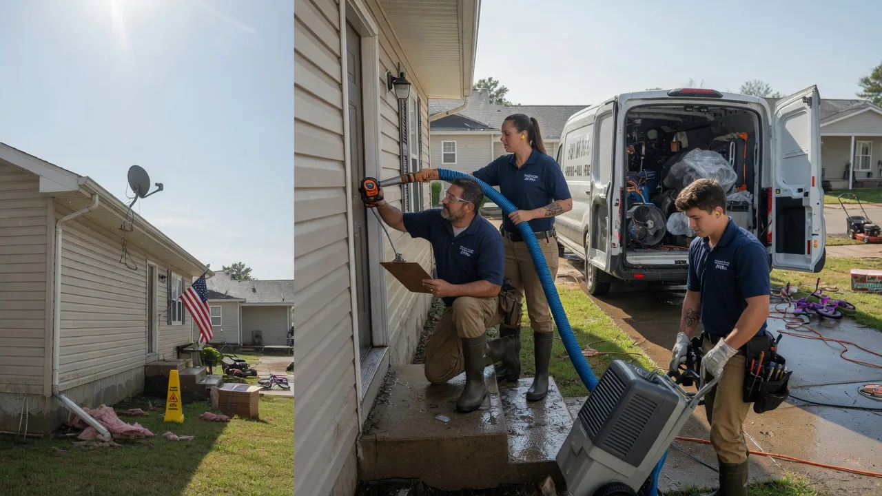 Ceiling Water Damage Restoration in Rochester, PA near me